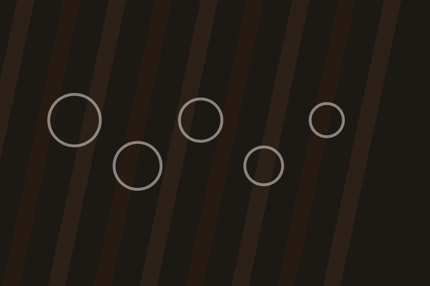 Abstract arcs-and-plates graphic in Northline's terracotta and charcoal palette